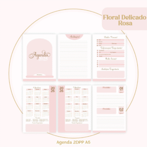 floral delicado agenda 2DPP