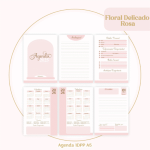 Floral delicado agenda 1DPP