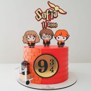 topo de bolo Harry Potter