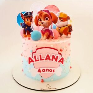 topo de bolo patrulha canina