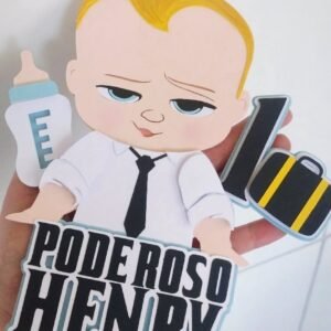 Topo de bolo poderoso chefinho