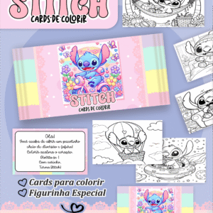 Card stitch menina