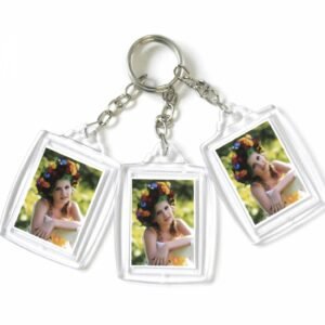 Chaveiro Acrilico Transparente Lembrancinha foto 3x4