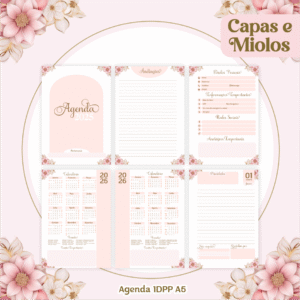 floral borboletas agenda 1 DPP