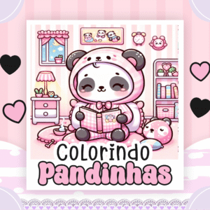 livro de colorir pandinha