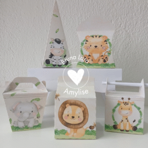 Pegue e Monte: Kit Festa Personalizado – Caixinhas