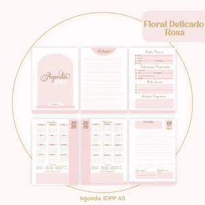 Floral delicado agenda 1DPP
