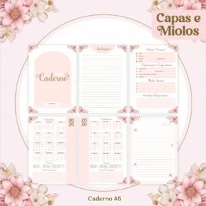 floral borboleta agenda 2DPP