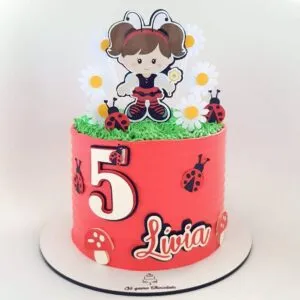 topo de bolo joaninha