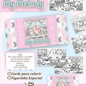 Card colorir My Melody