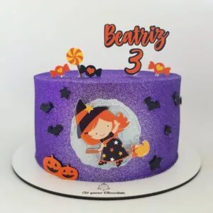 topo de bolo bruxinha