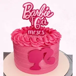 topo de bolo barbie