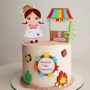 topo de bolo festa junina