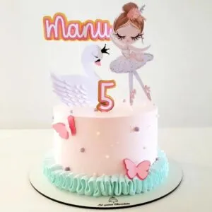 topo de bolo bailarina