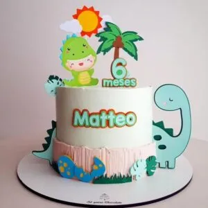 topo de bolo dinossauro