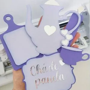 Topo de bolo chá de cozinha