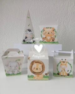 Pegue e Monte: Kit Festa Personalizado – Caixinhas